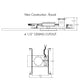 Juno JPDZ4RDNCMF 120 FRPC U Recessed Lighting Podz 4" Round New Construction Mounting Frame, 120V Forward/Reverse Phase Cut, 5% Dim