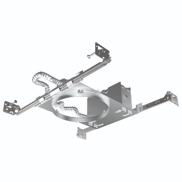 Juno JPDZ5NCMF 120 FRPC U Recessed Lighting Podz 5" New Construction Mounting Frame for Round and Square Trim Module, 120V Forward/Reverse Phase Cut, 5% Dim