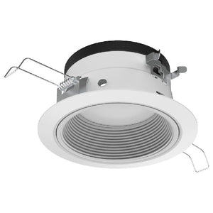 Juno JPDZ5 DB ALO10 SWW5WD 90CRI MVOLT ZT10 WWH Podz 5" LED Downlight, Round Downlight Baffle, Adjustable Lumen Output, Switchable White 2700K-5000K + WarmDim (2850K-1900K), 90 CRI, 120-277V, 0-10V, 10% Dim, White, White Trim Ring