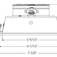 Juno JPDZ6 DB ALO10 SWW5WD 90CRI 120 FRPC WWH Podz 6" LED Downlight, Round Downlight Baffle, Adjustable Lumen Output, Switchable White 2700K-5000K + WarmDim (2850K-1900K), 90 CRI, 120V Forward/Reverse Phase Cut, 5% Dim, White, White Trim Ring