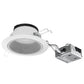 Juno JPDZ6JB RDB1 WWH M6 Recessed Lighting 6" Podz Canless IC LED Trim and Remodel Downlight, 700 Lumens/1000 Lumens/1200 Lumens, 2700K/3000K/3500K/4000K/5000K/WarmDim Color Temperature, 90 CRI, 120V, Forward & Reverse Phase Cut Dimming,