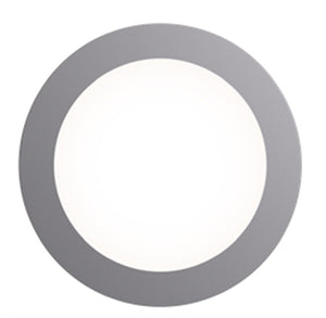 Juno JSBCTRIM 4IN SN 4" Juno SlimBasics Surface Mount Trim Ring, Satin Nickel