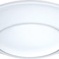 Juno JSBT 6IN 30K 90CRI WL MW Recessed Lighting  6" 14.3W SlimBasics Tapered LED Surface Mount Disk Light, 980 Lumens, 3000K Color Temperature, 90 CRI, Wet Location, White