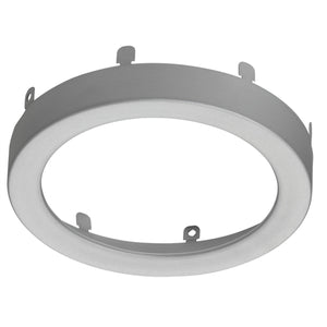 Juno Lighting JSFTRIM 5IN SN Recessed Lighting 5" LED Round SlimForm Accessory Trim, Satin Nickel Finish