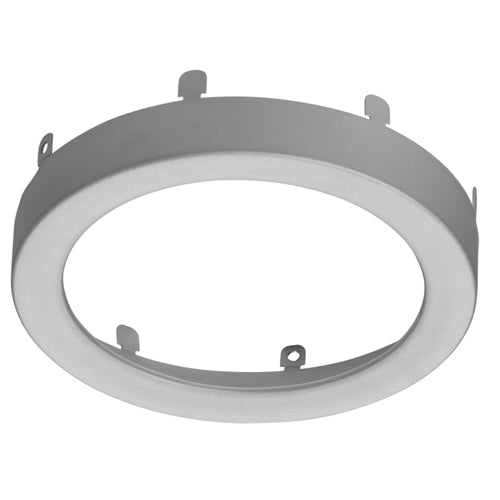 Juno Lighting JSFTRIM 7IN SN Recessed Lighting 7" LED Round SlimForm Accessory Trim, Satin Nickel Finish