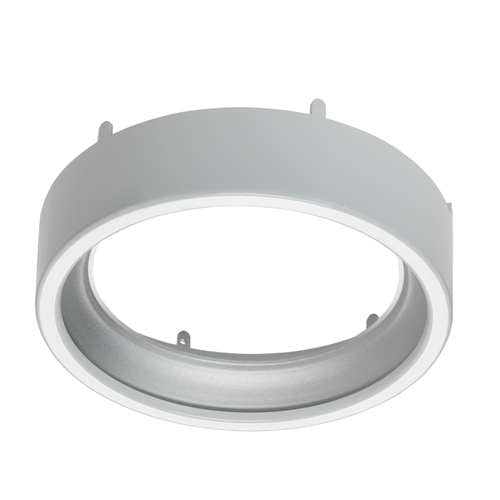 Juno Lighting JSFSHROUD 5IN DB HZWH Recessed Lighting 5" LED Round SlimForm Accessory Shroud, Downlight Baffle, Haze Trim, White Shroud Finish
