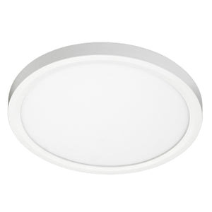 Juno Lighting JSF 11IN 13LM 40K 90CRI MVOLT ZT WH EL Recessed Lighting 11" LED Round SlimForm Surface Mount Downlight, 1300 Lumens, 4000K Color Temperature,90 CRI, Universal Voltage 120-277V, 0-10V Dimming, Battery Back-Up Option, White Finish