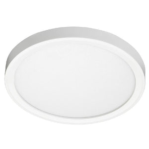 Juno JSF 7IN 10LM SWW5 90CRI MVOLT ZT WH Recessed Lighting 7" LED Round SlimForm Surface Downlight, 1000 Lumens, 2700K-5000K Color Selectable, 90 CRI, 120-277V, 0-10V Dimming, White