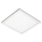 Juno Lighting JSFSQ 7IN 10LM 27K 90CRI MVOLT ZT WH Recessed Lighting 7" LED Square SlimForm Surface Mount Downlight, 1000 Lumens, 2700K Color Temperature, 90 CRI, Universal Voltage 120-277V, 0-10V Dimming, White Finish