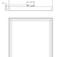 Juno Lighting JSFSQ 14IN 18LM SWW5 90CRI MVOLT ZT WH Recessed Lighting 14" LED Square SlimForm Surface Mount Downlight, 1800 Lumens, 2700-5000K Color Temperature, 90 CRI, Universal Voltage 120-277V, 0-10V Dimming, White Finish