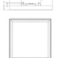 Juno Lighting JSFSQ 12IN 13LM SWW5 90CRI 120 FRPC WH Recessed Lighting 12" LED Square SlimForm Surface Mount Downlight, 1300 Lumens, 2700-5000K Color Temperature, 90 CRI, Dedicated 120V, Forward Reverse Phase Dimming, White Finish
