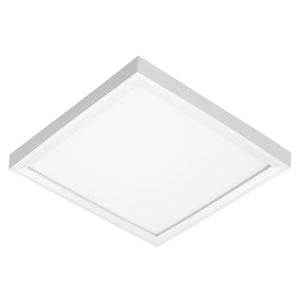 Juno Lighting JSFSQ 12IN 13LM SWW5 90CRI MVOLT ZT WH Recessed Lighting 12" LED Square SlimForm Surface Mount Downlight, 1300 Lumens, 2700-5000K Color Temperature, 90 CRI, Universal Voltage 120-277V, 0-10V Dimming, White Finish