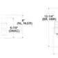 Juno L4 08LM 27K 120 G4 80CRI DMXC Indy 4" Round New Construction Housing, 800 Lumens, 2700K Color Temperature, 120 Volt, Generation 4, 80 CRI, DMX/RDM Driver with Phoenix Connectors