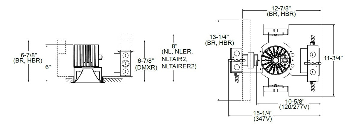 Juno L4 55LM 30K MVOLT G4 90CRI GZ1 4" New Construction Housing, 5500 Lumens, 3000K, 120-277V, Generation 4, 90 CRI, 0-10V Dimming to 1% Min