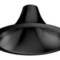 Juno Indy L4 HWS BD 4" Hyperbolic Wall Wash Black Diffuse Recessed Trim