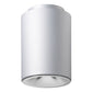 Juno LC8S 08LM 50K 347 S G4 80CRI PD Indy 8" Round Cylinder Surface Mount L-Series Housing, 800 Lumens, 5000K Color Temperature, 347V, Silver Cylinder, Gen 4, 80 CRI, Lutron Ecosystem Dimming Driver