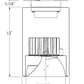 Juno LC8S 13LM 27K 277 B G4 80CRI EZ1 Indy 8" Round Cylinder Surface Mount L-Series Housing, 1300 Lumens, 2700K Color Temperature, 277V, Black Cylinder, Gen 4, 80 CRI, Linear Dimming to 1% Min