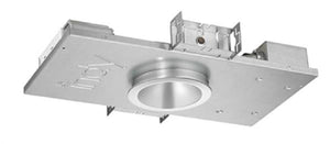Juno LLP4 28LM 30K MVOLT G4 90CRI EZ1 HW BD Indy 4" Round Low Profile New Construction LED Housing, 2800 Lumens, 3000K, 120-277V, Gen 4, 90 CRI, eldoLED 0-10V ECOdrive Linear Dim to 1%, Hyperbolic Wide Trim, Black Diffuse Finish