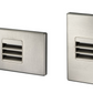 Juno Step Light LMS-3K-L-SN Indoor LED, 2W 120V Dimmable Driver, 3000K Light Color, Louver Optic, Satin Nickel Plated