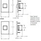 Juno Step Light LMS-41K-L-SN Indoor LED, 2W 120V Dimmable Driver, 4100K Light Color, Louver Optic, Satin Nickel Plated