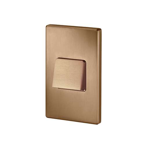 Juno Step Light LMS 30K HD 120 RPC WL BZ Outdoor/Wet Location LED, 2W 120V Dimmable Driver, 3000K Light Color, Hood Optic, Bronze Textured