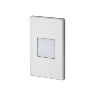 Juno Step Light LMS 30K MKR 120 RPC WL WH Outdoor/Wet Location LED, 2W 120V Dimmable Driver, 3000K Light Color, Opal Marker Optic, White Textured