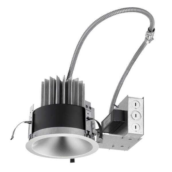 Juno LRM4 65LM 35K MVOLT G4 80CRI ZT Indy 4" Round Remodel Housing, 6500 Lumens, 3500K Color Temperature, 120-277V, G4 Generation, 80 CRI, 0-10V Dimming to 10% Min