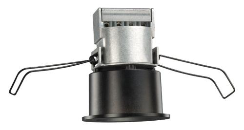 Juno Recessed Lighting MD1L35K-NFL-BL 2-1/4" Mini LED Downlight 3500K Narrow Flood Beam Spread, Black Finish