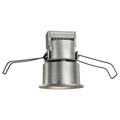 Juno MD1LG2 RD 03LM 30K 80CRI SP WL SN Recessed Lighting Wet Location 2-1/4" Mini LED Downlight 3000K Spot Beam Spread, Satin Nickel Finish