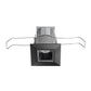 Juno MD1LG2 SQ 03LM 27K 80CRI SP BL Recessed Lighting 2-1/4" Mini LED Square Downlight 2700K Spot Beam Spread, Black Finish