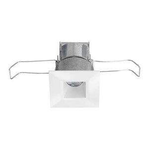 Juno MD1LG2 SQ 03LM 30K 80CRI FL WL WH Recessed Lighting 2-1/4" Mini LED Square Downlight Wet Location 3000K Flood Beam Spread, White Finish
