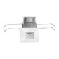 Juno MD1LG2 SQ 03LM 27K 90CRI FL WL WH Recessed Lighting Wet Location 2-1/4" Mini LED Square Downlight, 2700K, 90 CRI, Flood Beam Spread, White Finish