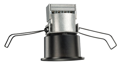 Juno Recessed Lighting MD1LW3K-SP-BL Wet Location 2-1/4" Mini LED Downlight 3000K Spot Beam Spread, Black Finish