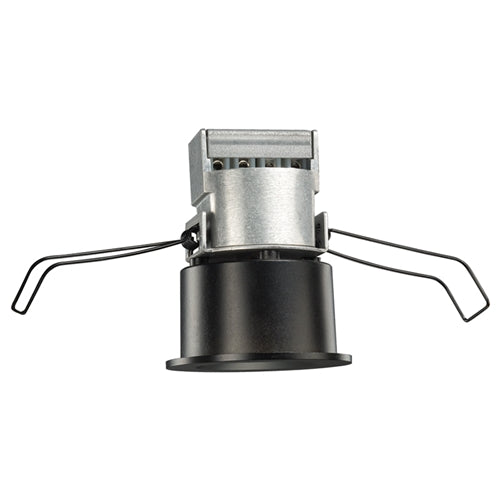 Juno Recessed Lighting MD1LWG2-940-SP-BL Wet Location 2-1/4" Mini LED Downlight, 4000K, 90 CRI, Spot Beam Spread, Black Finish