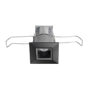 Juno Recessed Lighting MDSLG2-35K-NFL-BL 2-1/4" Mini LED Square Downlight 3500K Narrow Flood Beam Spread, Black Finish