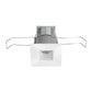 Juno Recessed Lighting MDSLG2-3K-SP-WH 2-1/4" Mini LED Square Downlight 3000K Spot Beam Spread, White Finish