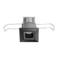 Juno Recessed Lighting MDSLG2-940-SP-BL 2-1/4" Mini LED Square Downlight, 4000K, 90 CRI, Spot Beam Spread, Black Finish