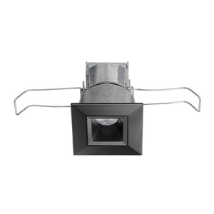 Juno Recessed Lighting MDSLWG2-41K-SP-BL 2-1/4" Mini LED Square Downlight Wet Location 4100K Spot Beam Spread, Black Finish