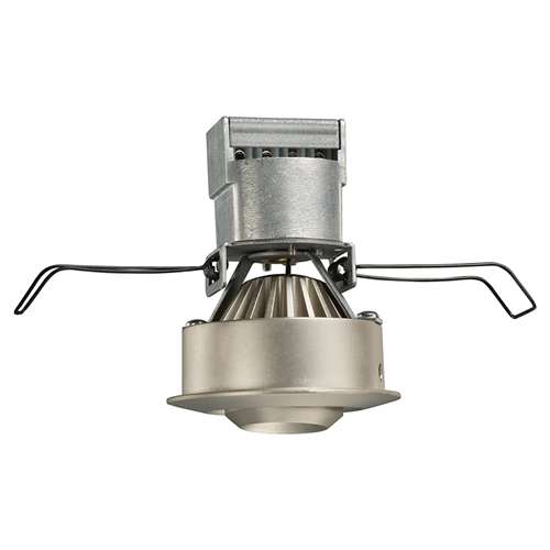 Juno MG1LG2 RD 03LM 30K 80CRI FL SN Recessed Lighting 2-5/8" LED Mini LED Gimbal 3000K Flood Spread, Satin Nickel Finish