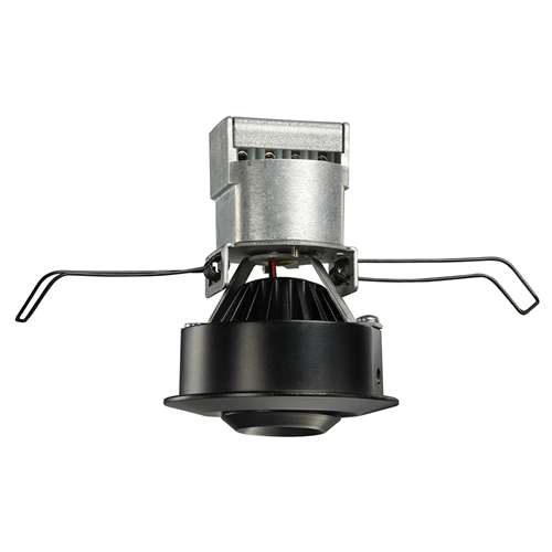 Juno MG1LG2 RD 03LM 27K 90CRI NFL BL Recessed Lighting 2-5/8" LED Mini LED Gimbal Downlight, 2700K, 90 CRI, Narrow Flood Beam Spread, Black Finish