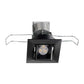 Juno MG1LG2 SQ 03LM 40K 80CRI NFL BL Recessed Lighting 2-11/16" Mini LED Gimbal Square Downlight 4100K Narrow Flood Beam Spread, Black Finish