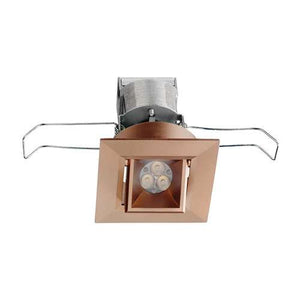 Juno MG1LG2 SQ 03LM 27K 90CRI FL BZ Recessed Lighting 2-11/16" Mini LED Gimbal Square Downlight, 2700K, 90 CRI, Flood Beam Spread, Bronze Finish