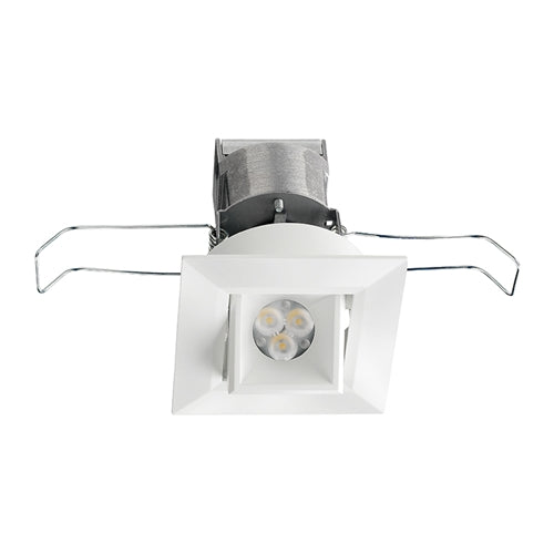Juno Recessed Lighting MGSLG2-41K-FL-WH 2-11/16" Mini LED Gimbal Downlight 4100K Flood Beam Spread, White Finish