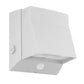 Juno Lighting MSL235KUNWHMS AccuLite LED Mini Security Light, 12W, 650 Lumens, 3500K, Motion Sensor, White