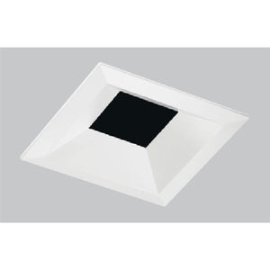Juno Aculux NT3SQDBV BD BLSF WSOL Bevel Downlight Trim, Black, Flanged, Wet Location