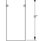 Juno Lighting P160MLG-STN-STO (DPEND ML P160 STO 72IN G9HAL SNC SNA) Tubular Inner Glass Line Voltage Decorative Pendant for Monoline, 120V 40W G9 Halogen, Satin Nickel Fixture, Stone Shade