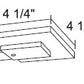 Juno Track Lighting R21SL (R21 SL) Trac Lites End Feed Connector and Outlet Box Cover, Silver Color
