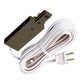 Juno Track Lighting R22BZ (R22 BZ) Trac Lites Cord and Plug Connector,  Bronze Color