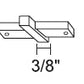 Juno Track Lighting R23SL (R23 SL) Trac Lites Miniature Straight Connector, Silver Color