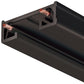 Juno Track Lighting R2BL (R 2FT BL) 2 ft Track - Trac Lites Line Voltage Track System, Black Color